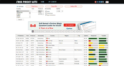 Desktop Screenshot of freeproxylists.net